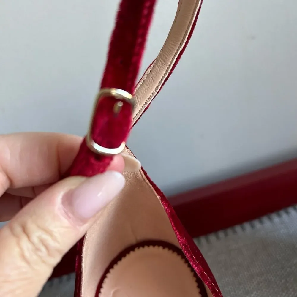NWOT J.Crew Maisie Studded Velvet Heels